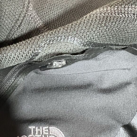 The North Face 1/4 Zip Two Tone Fleece Jacket Chest Pocket Men's Medium - Picture 4 of 7